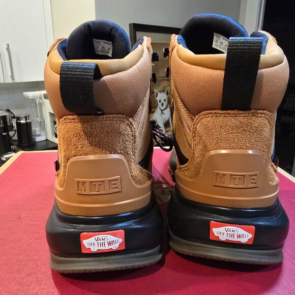 Vans MTE Crestline Waterproof Glazed Ginger Mens Size 10 Boots HIKING SHOE NEW - Picture 7 of 9
